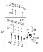 68441602AA - Fuel: Fuel Rail for Mopar Image