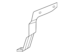 8W9807330A - Body: Bumper Guide Bracket for Audi Image