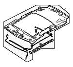 7200B339HA - : Headliner for Mitsubishi Image