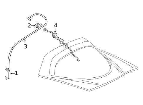 Antenna & Radio for 1999 Chevrolet Corvette #0