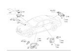 2218200202 - Electrical System: Speaker for Mercedes-Benz: 250, 300S, CL550, CL600, CL63 AMG, CL65 AMG, S350, S400, S500, S550, S600, S63 AMG, SLS AMG Image