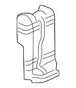 22642642 - Emission System: Vapor Canister Shield for Chevrolet: Classic, Malibu | Oldsmobile: Alero, Cutlass | Pontiac: Grand Am Image