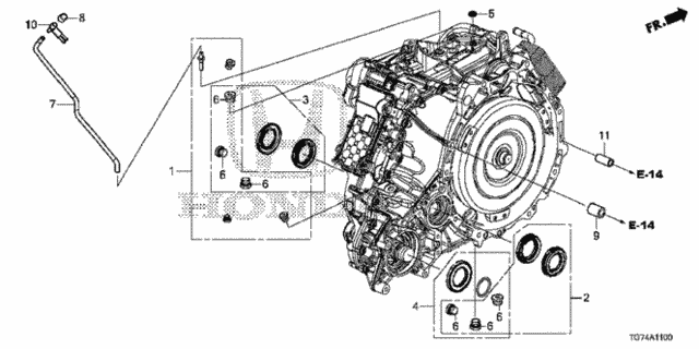 AT Oil Seal (9AT) for 2016 Honda Pilot #0