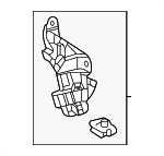 5256648040 - Body: Lower Retainer for Lexus: RX350, RX350h, RX450h+, RX500h Image