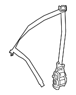 29586092009C94 - Electrical: Seat Belt Assembly for Mercedes-Benz Image