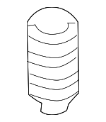 51117272751 - Body: Hood Stop for BMW: X3, X4 Image