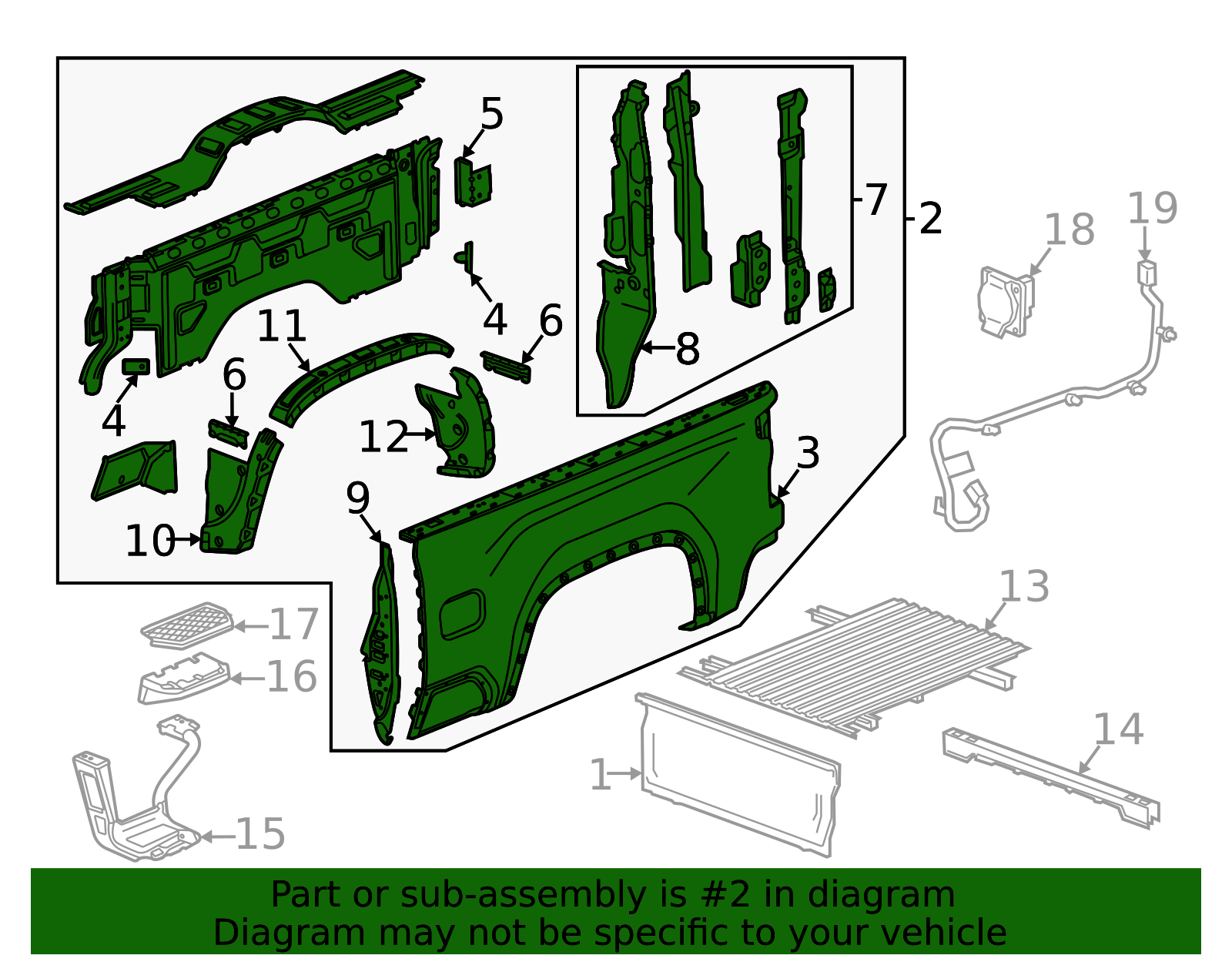 2020-2025 Chevrolet Side Panel 85554913 GM | GMPartsDirect.com
