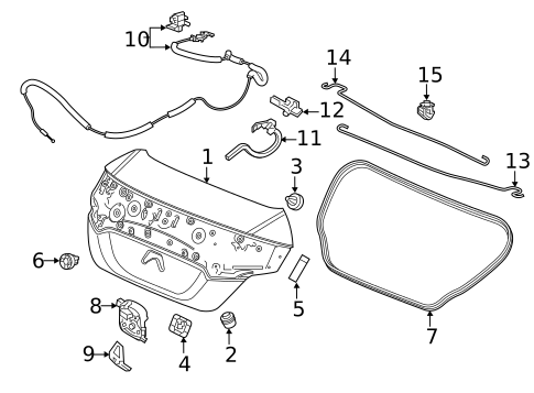 Lid & Components for 2017 Honda Civic #0