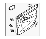 823083W010WK - : Door Trim Panel - Passenger Side (RH) for Kia: Sportage Image