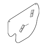 823923W000 - Body: Water Shield for Kia: Sportage Image