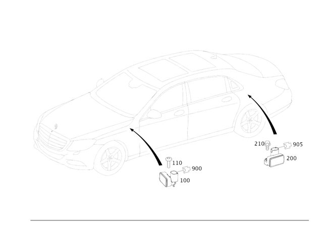 19901411 - Electrical Equipment and Instruments: Pan Head Screw for Mercedes-Benz: Maybach S550, Maybach S560, Maybach S600, Maybach S650, S450, S550, S550e, S560, S600, S63 AMG, S65 AMG Image image