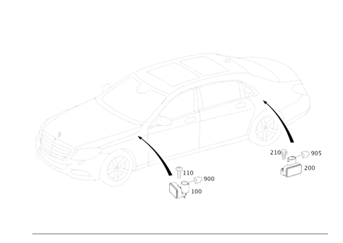 Electric Parts for Chassis Adjustment for 2017 Mercedes-Benz Maybach S550 #0