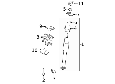 Shocks & Components for 2008 Cadillac DTS #0