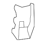 25737579 - Body: Reinforcement for Cadillac: CTS, SRX, STS Image