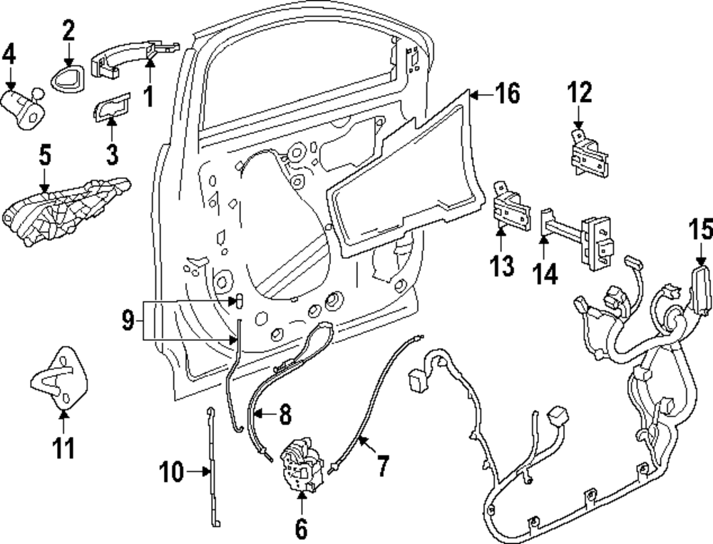 2024-2025 GM Handle, Outside Insert 26248176 | OEM Parts Online