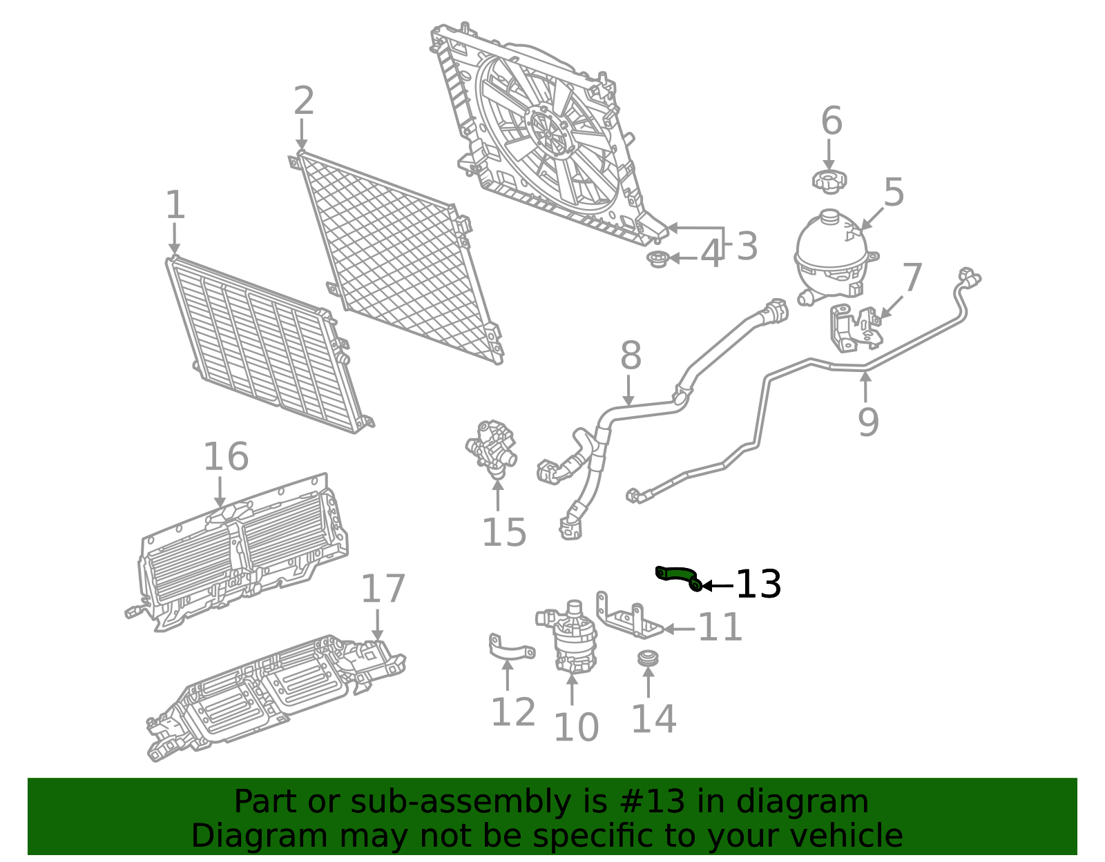 84834641 - Cooler Pump Clamp 2022-2026 GMC | GM Parts - Hendrick Cars