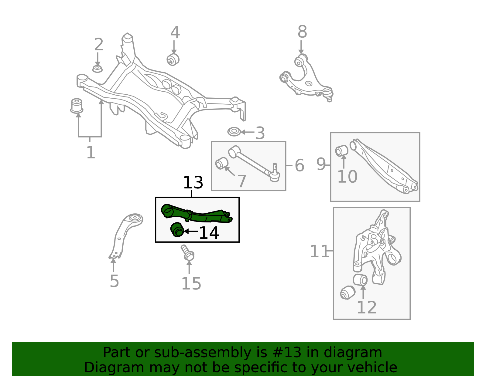 DORMAN 524-779 Suspension Trailing Arm