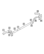 1ZT37JXWAC - Exterior Ornamentation: Side Sill Molding, Right for Mopar Image