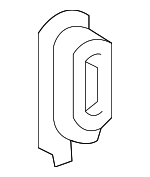 3V9867615ZA2 - Body: Tie Down Hook for Volkswagen: Atlas Image