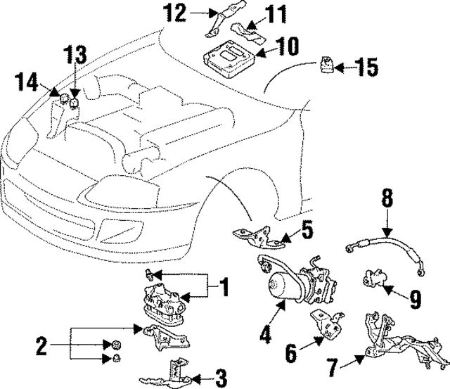 4798014020 - : ABS Pump And Motor Assembly for Toyota Image