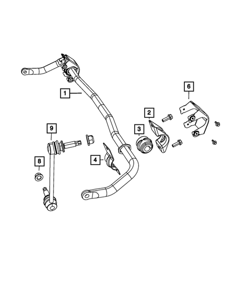 Front Stabilizer Bar for 2011 Chrysler 300 #0