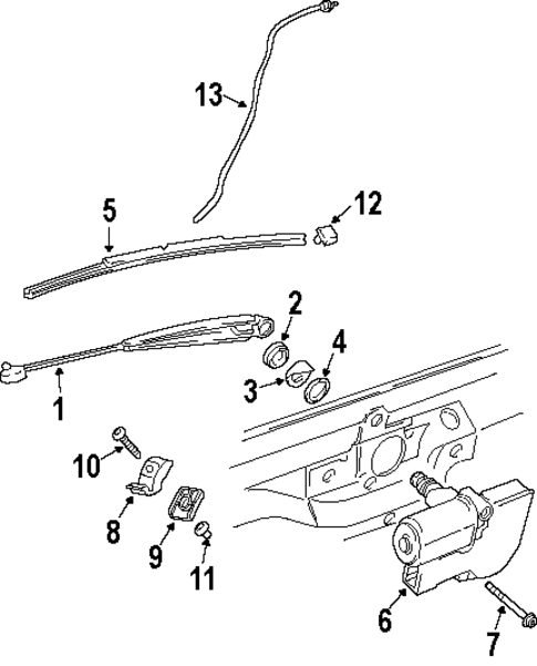Wiper Components for 1997 Jeep Grand Cherokee #0