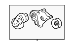C2D49666 - Cooling System: Belt Tensioner for Jaguar Image