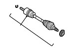GG362560XA - : Cv Axle Assembly for Mazda: Tribute Image