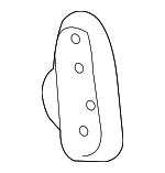 8K1863442B - Body: Retaining Bracket for Audi Image