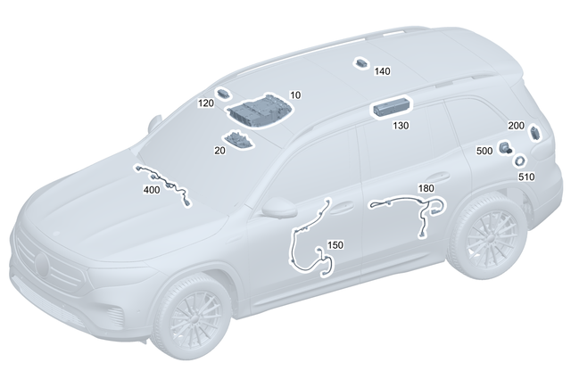 9001021 - Electrical System: Control Unit for Mercedes-Benz: GLB250, GLB35 AMG Image image