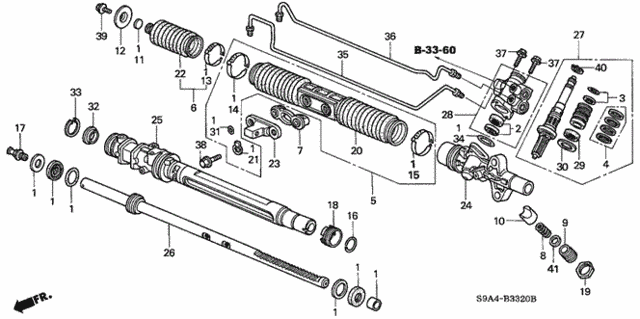 P.S. Gear Box Components for 2003 Honda CR-V #0