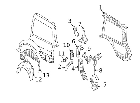 Inner Structure for 2003 Volkswagen Jetta #0