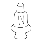 90467A0008 - Body: Bumper Cover Clip for Scion: tC, xB | Toyota: 4Runner, Avalon, Camry, Celica, Corolla, FJ Cruiser, Highlander, Land Cruiser, Matrix, MR2 Spyder, Paseo, Prius, RAV4, Sequoia, Sienna, Solara, Tacoma, Tercel, Tundra, Yaris Image