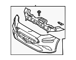 86540G9500AS - Body: Bumper Cover for Hyundai Image