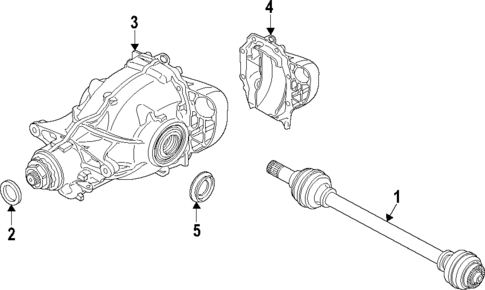 Drive Axles for 2024 BMW X6 #0