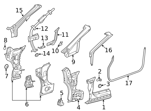 Hinge Pillar for 2017 Buick Cascada #0