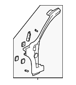 10294706 - Body: Inner Pillar for Chevrolet: Monte Carlo | Pontiac: Grand Prix Image