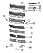 68463714AA - Exterior Ornamentation: Nameplate for Mopar Image image
