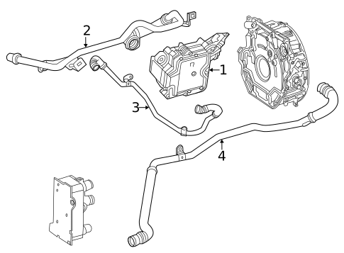 Hoses & Lines for 2024 Mercedes-Benz GLS 450 #0