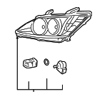 8114533751 - : Headlamp Assembly for Lexus Image