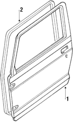 6800180C12 - Body: Door Shell for Suzuki Image