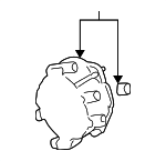 MD619613 - : Distributor Cap for Mitsubishi: Eclipse, Galant Image