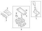 4G1713105E - Body: Shifter Assembly for Audi Image