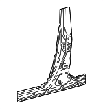 61311F4010 - Body: Center Pillar &amp; Rocker for Toyota: C-HR Image