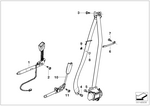 72117210888 - : Lower Belt With Right Belt Tensioner for BMW Image