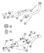 52103504AB - Exhaust: Exhaust Pipe for Mopar Image