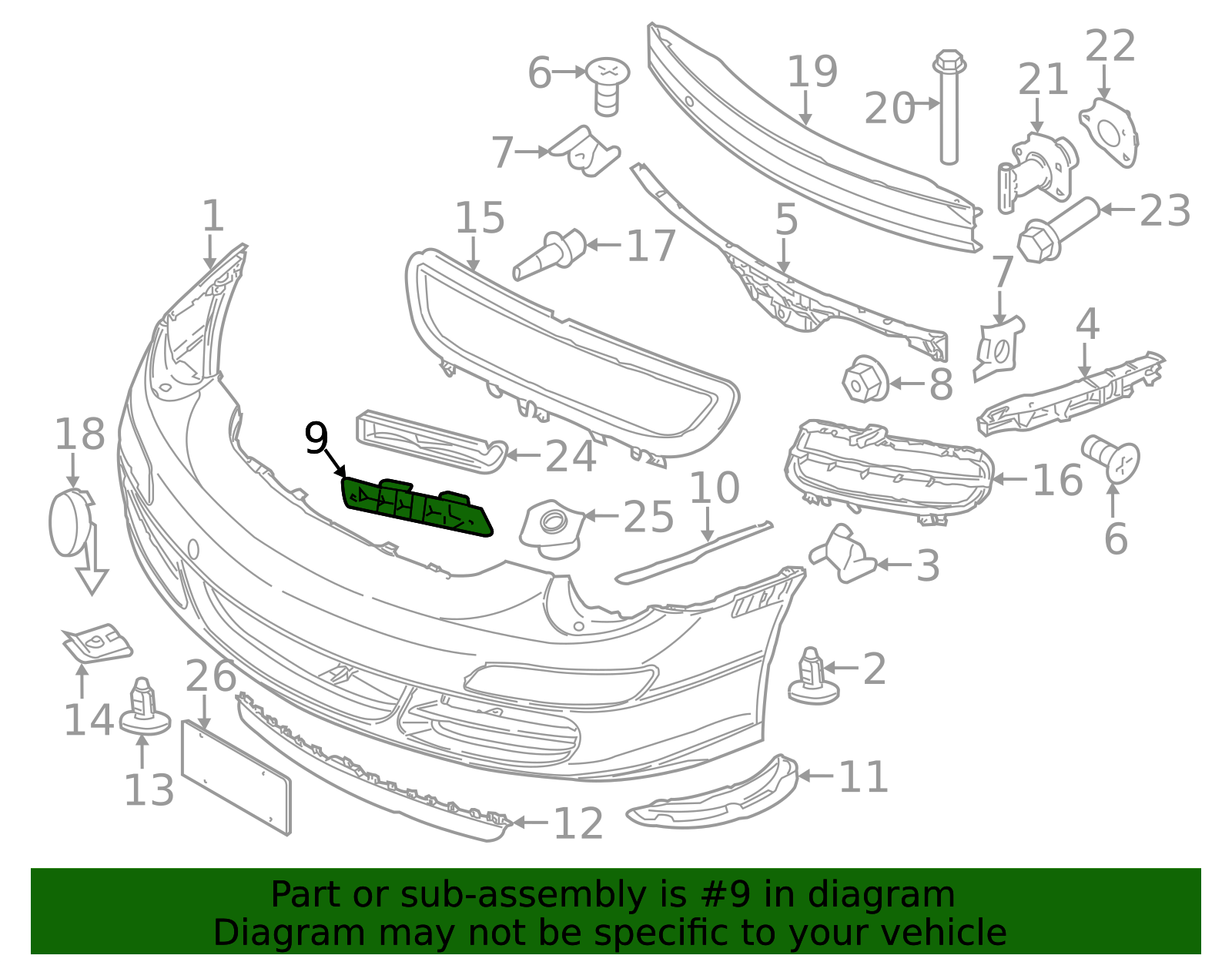 2009-2013 Porsche 911 Bumper Cover Retainer Plate 997-505-317-00 | Parts