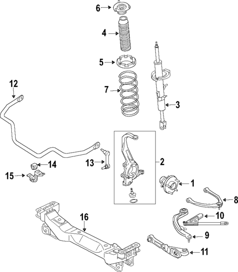 Upper Control Arm for 2005 INFINITI G35 #0