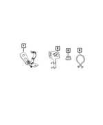 6104710AA - Electrical: Hex Flange Lock Nut for Mopar Image