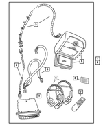 5096085AA - Mopar Accessories - Component Parts: Video Screen Latch Kit for Mopar Image image